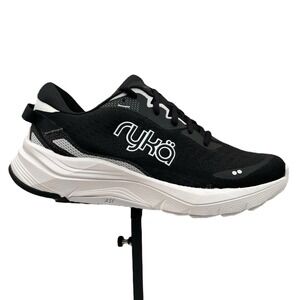 Ryka Utopia Womens Athletic Running Shoes Size 9 Black-White Lightweight Comfort